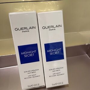 Guerlain Midnight Secret Skincare Duo - Blue and White